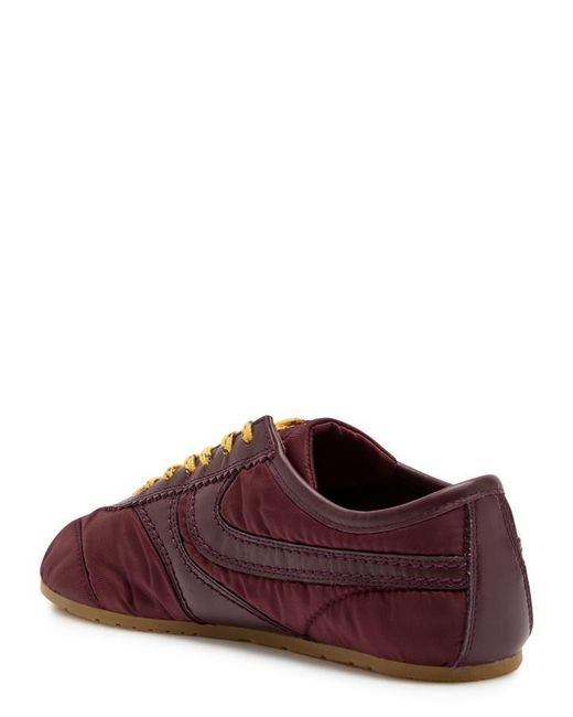 Dries Van Noten Brown Dustin Panelled Nylon Sneakers