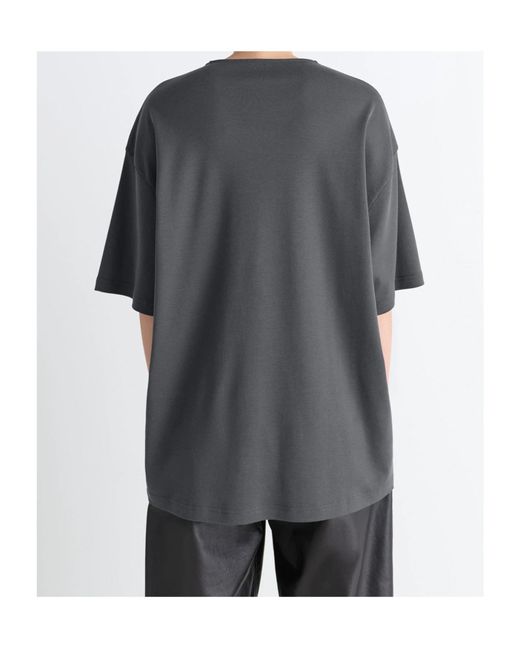 Lemaire Gray Chest Pocket Short-Sleeved T-Shirt for men