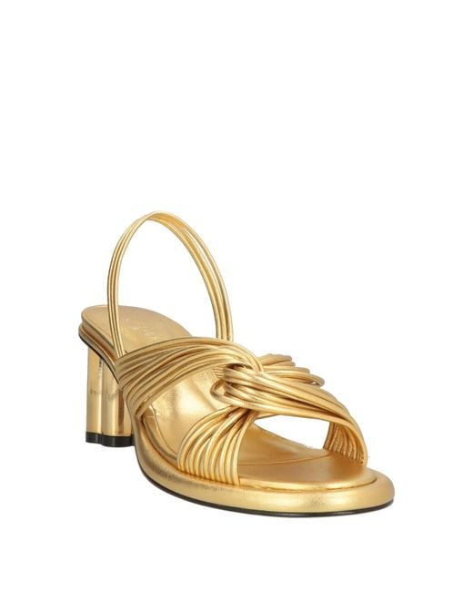 Farm Rio Metallic Backless Sandals