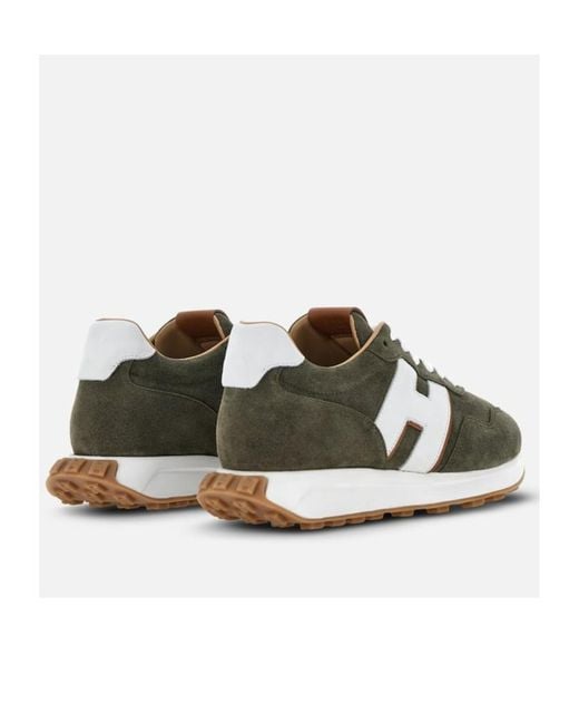 Hogan Green Low-Top Sneakers for men