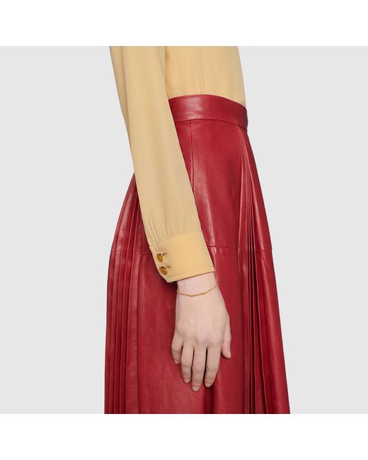 Gucci Natural Link To Love Bracelet With Bar