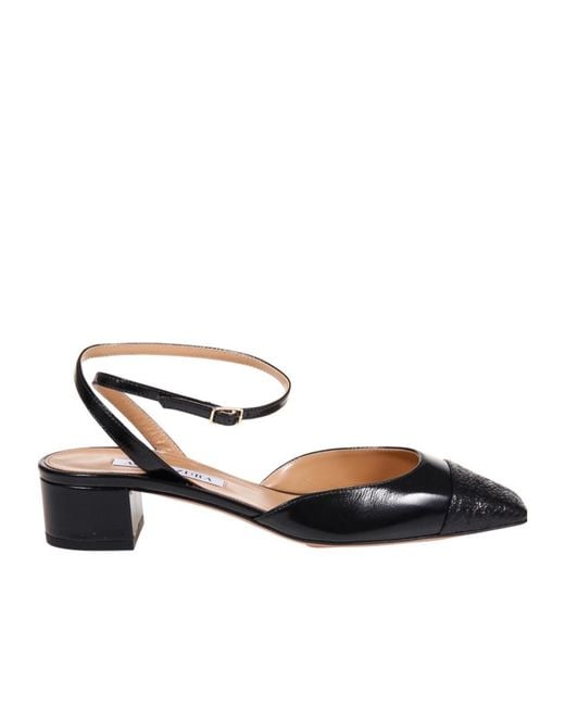 Aquazzura Multicolor Two-Toned Square Toe Pumps