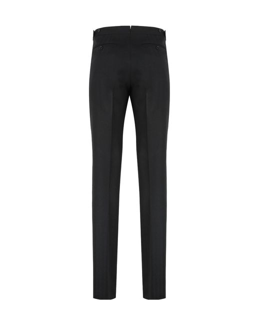 Tom Ford Black Slim Wool Pants for men
