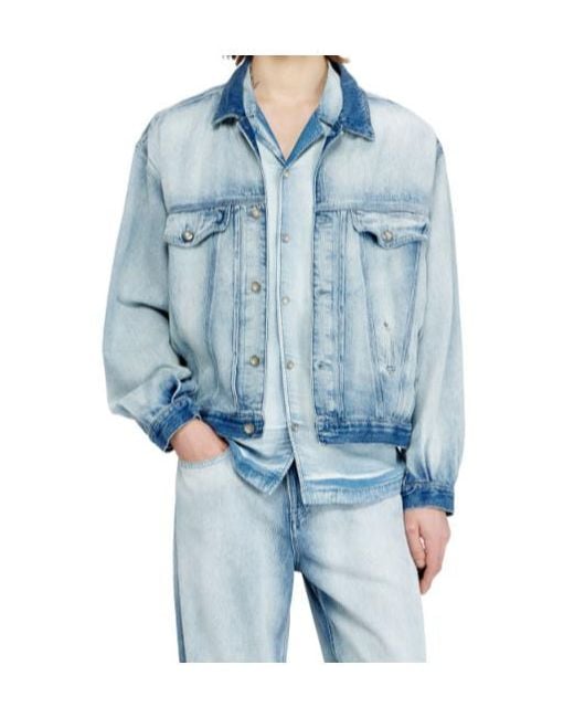 DIESEL Blue D Denver Fsi Denim Jacket for men