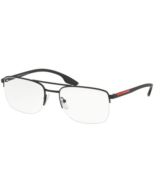 Prada White Logo Flat Mirror
