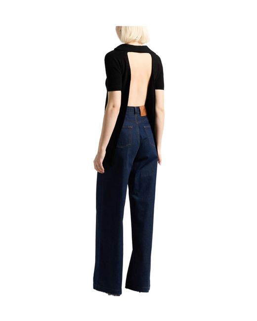 Jacquemus Black Solid Colour Jumpers