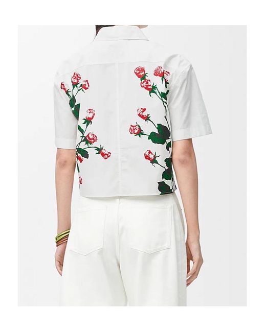 Loewe White Short Sleeve Shirt