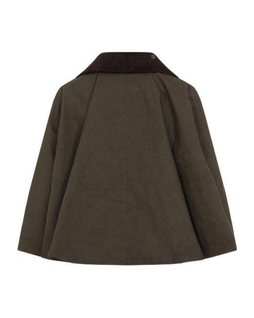 Barbour Brown Long-Sleeved Double-Sided Casual Jacket