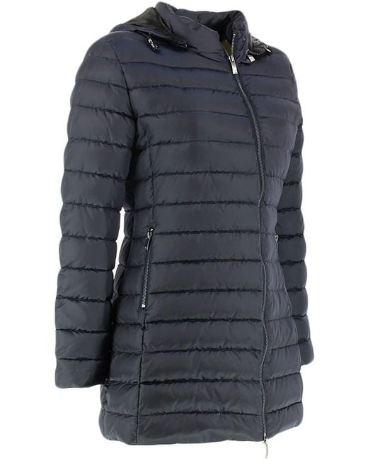 Armani Jeans Blue Quilted Down Jacket