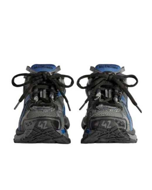 Balenciaga Blue Runner Gradient Mesh Sneakers for men