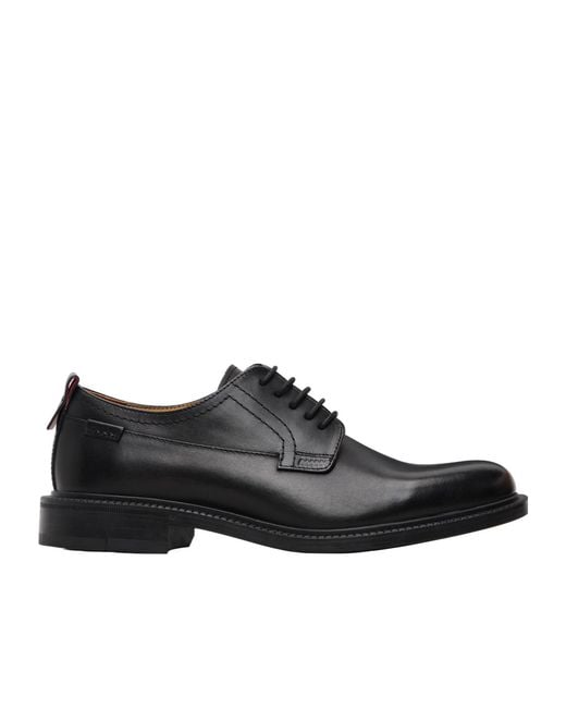 Boss Black Logo Tab Derby Shoes for men