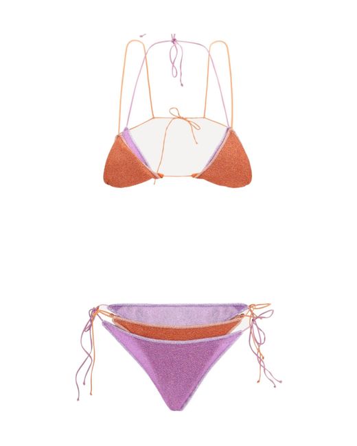 Oseree Pink Bikini Set