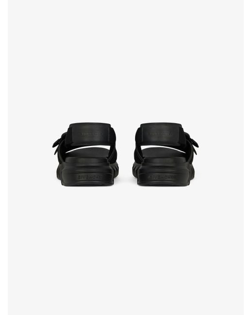 Givenchy Black 4G Marshmallow Sandals