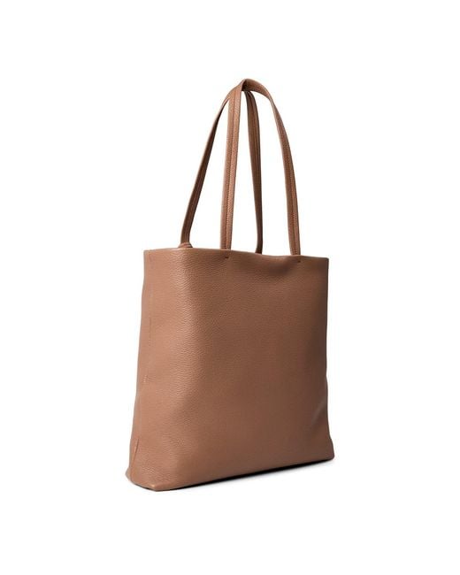 Prada Brown Daino Sft Tote Ld05
