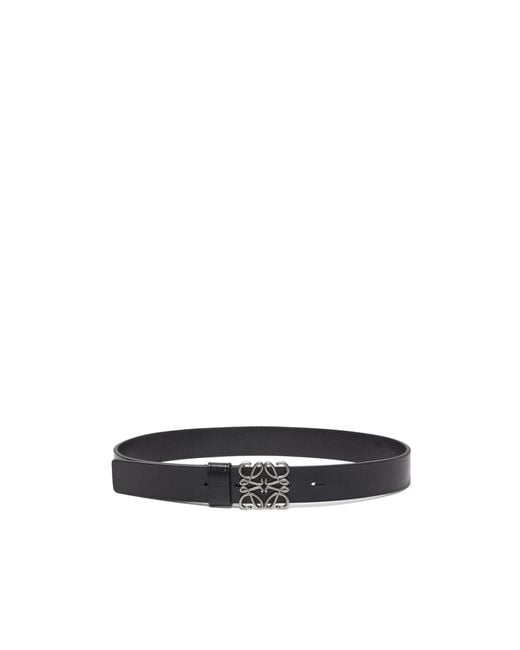 Loewe White Chunky Anagram Belt for men