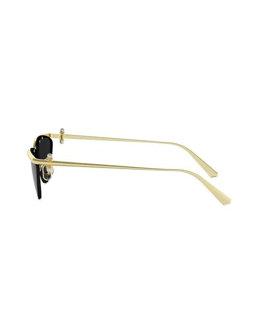 Dior White Eyewear Cat Eye Frame Sunglasses