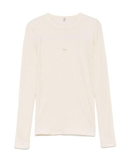 Baserange White Long-Sleeved Sweater