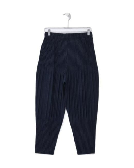 Homme Plissé Issey Miyake Blue Homme Plissé Issey Miyake Balloon Pants for men