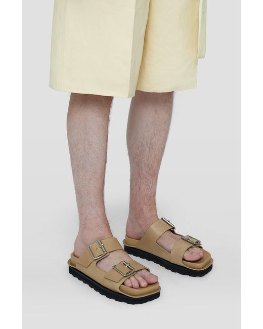 Jil Sander Multicolor Double Buckle-Fastened Open-Toe Sandals for men