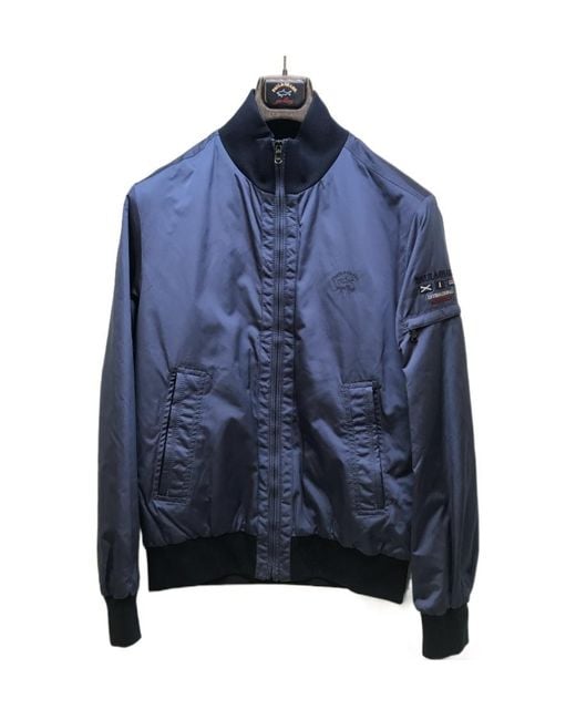 Paul & Shark Blue Logo Casual Jacket for men