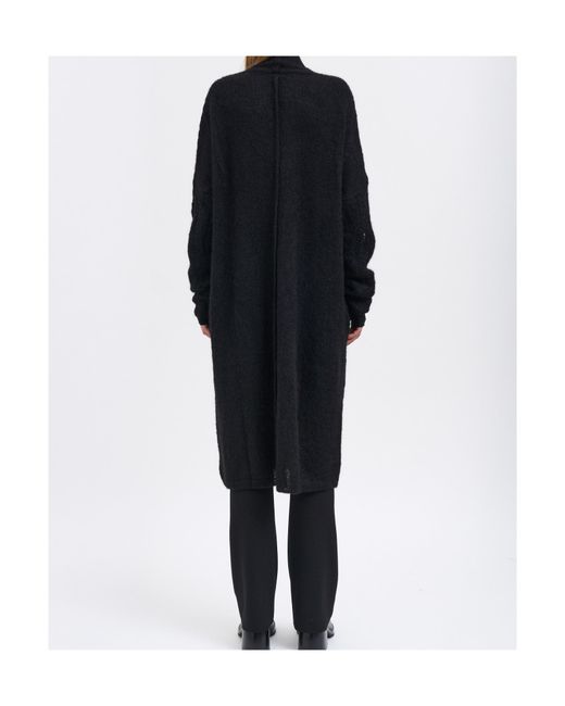 Thom Krom Black Cardigan Lungo Oversize