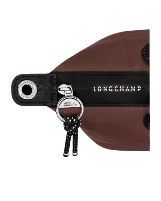 Longchamp Brown Le Pliage Top Handle Shoulder Bag