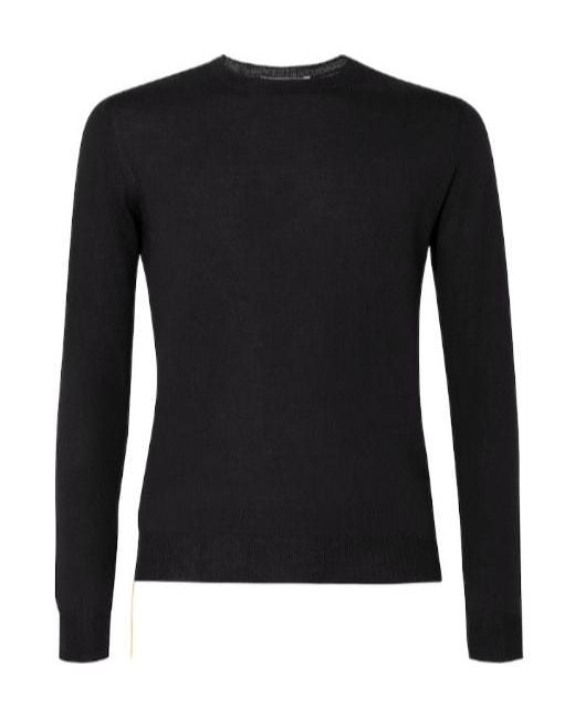 Fendi Black Wool Jumper for men
