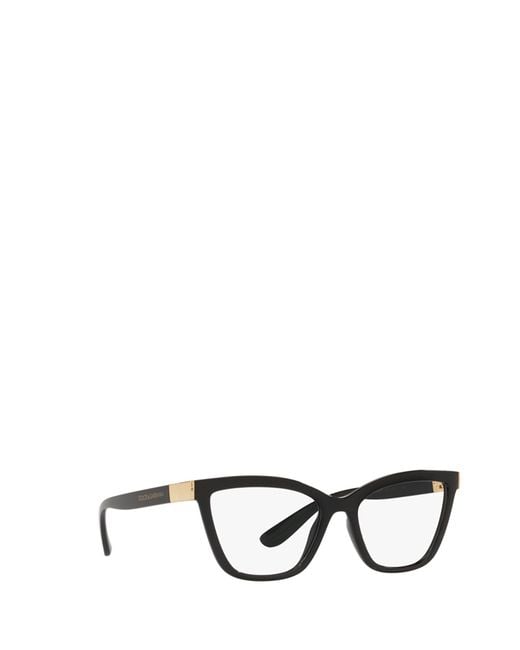 Dolce & Gabbana White Eyewear Cat-Eye Glasses