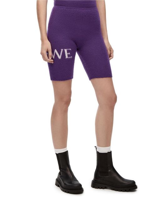 Loewe Purple Cycling Shorts