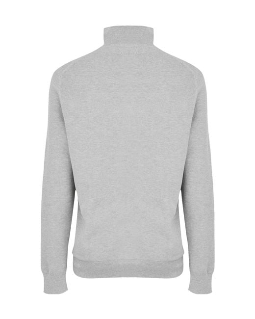 Polo Ralph Lauren Gray Half-Zipper Sweater for men