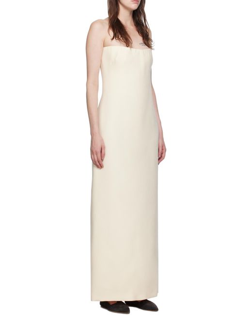 Gabriela Hearst White Tube Top Dress