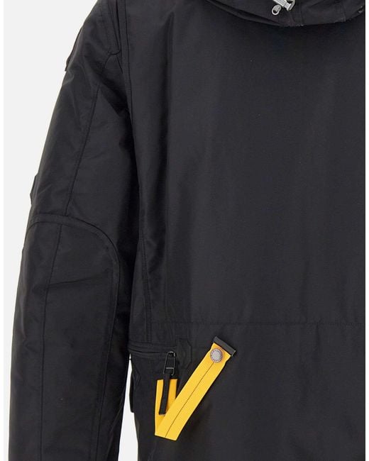 Parajumpers Blue Hooded Down Jacket for men