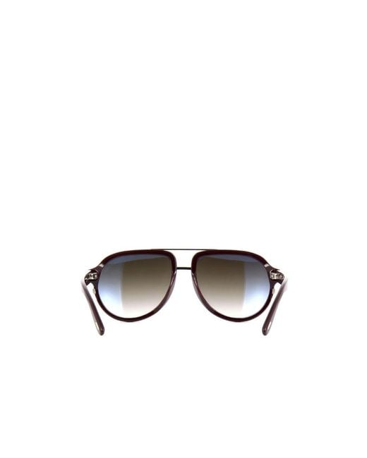 Tom Ford Metallic Logo Sunglasses for men