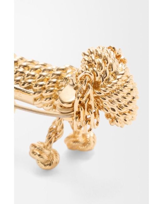 Loewe Metallic Sausage Dog Brooch