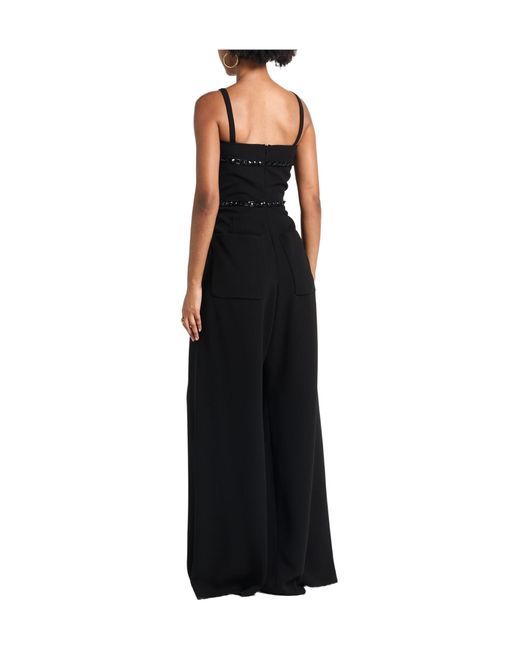 Max Mara Black Solid Jumpsuits