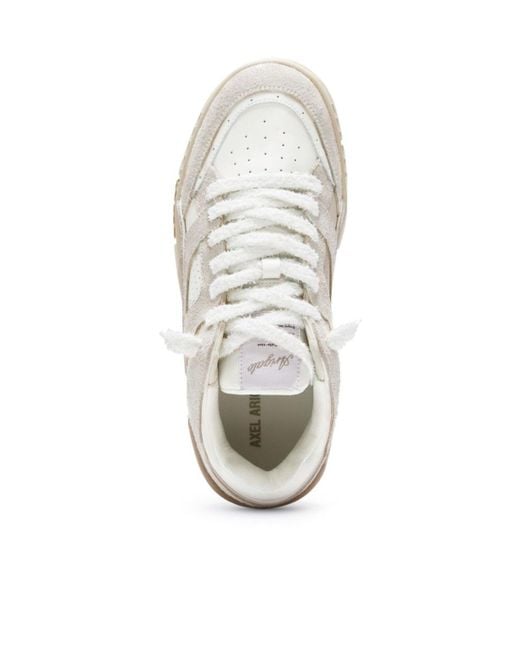 Axel Arigato White Recycled Suede Sneakers