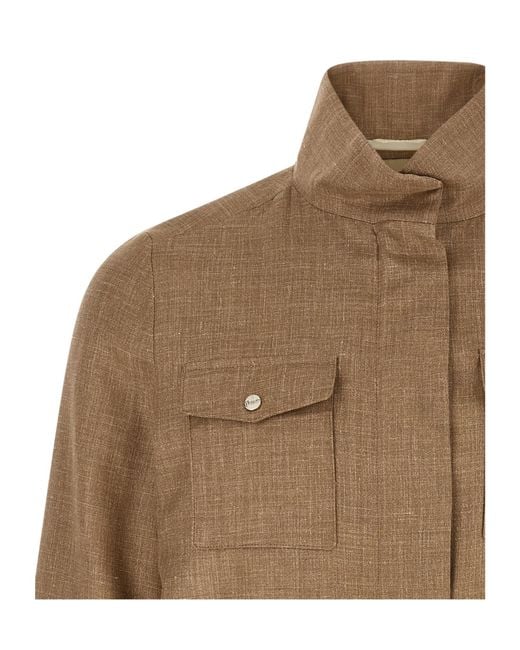 Herno Brown Field Saharan Jacket