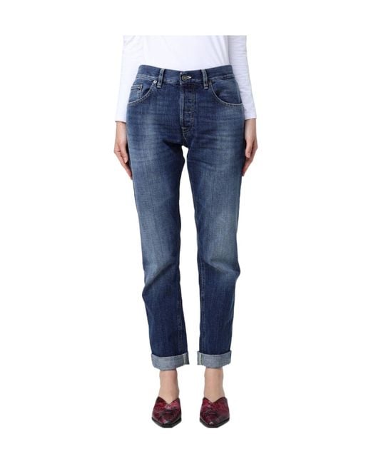 Dondup Blue Belt Loop Jeans