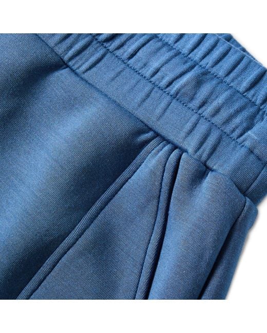Varley Blue Fleece Athletic Shorts