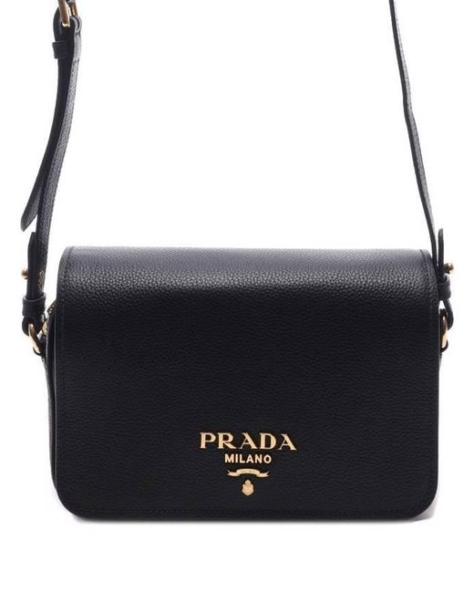 Prada Black Logo Shoulder Bag