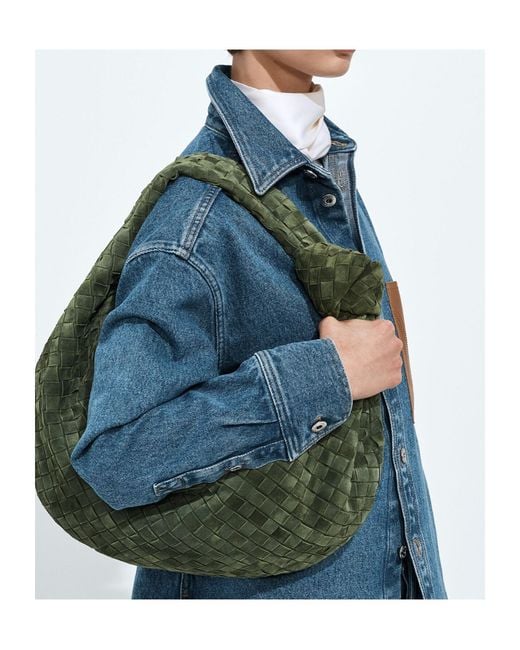 Bottega Veneta Green Jodie Shoulder Bag