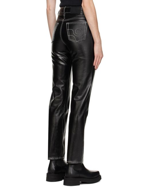 Eytys Black Orion Mid-Rise Jeans for men