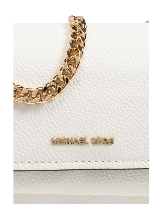 MICHAEL Michael Kors White Claire Shoulder Bag