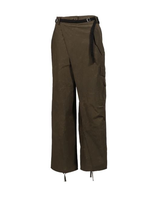 ANDERSSON BELL Green Wrap-Around Overalls