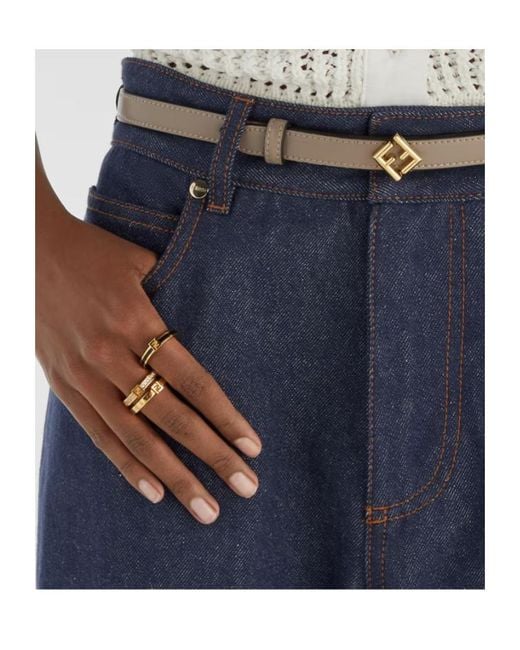 Fendi Metallic Forever Ring