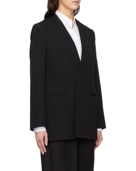 The Row Black Logo Blazer