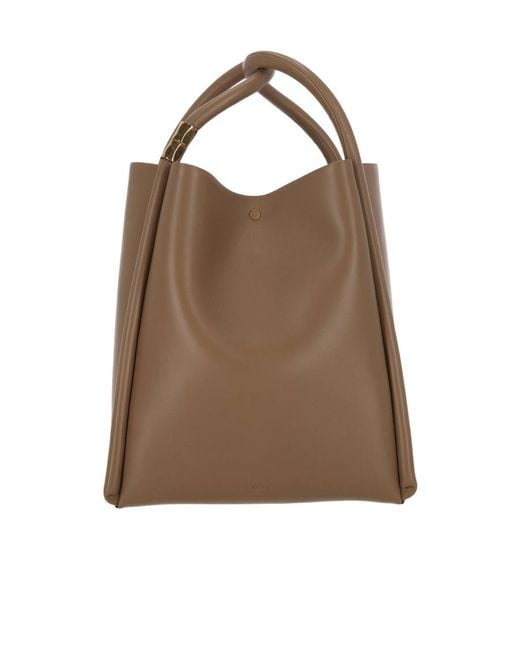 Boyy Brown Rectangular Shoulder Bag