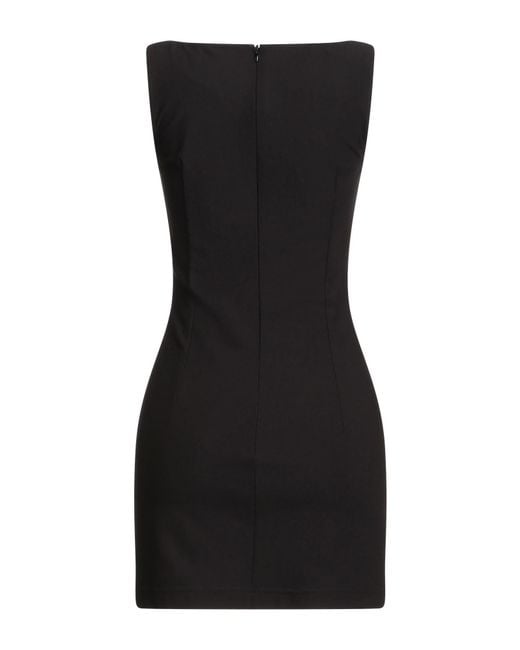 Dolce & Gabbana Black Mini Dress Viscose, Polyamide, Elastane