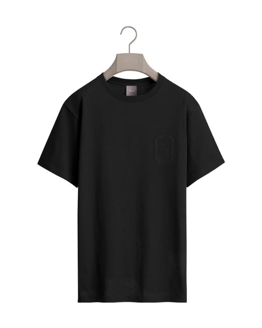 Dior Black Medaillon T-Shirt, Relaxed Fit for men