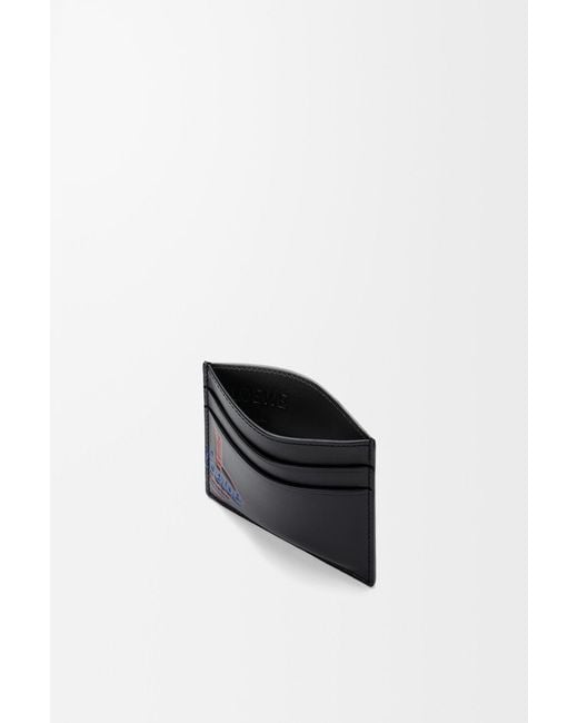 Loewe Black Logo-Print Cardholder for men